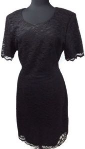 MY MICHELLE BLACK LACE DRESS SZ S
